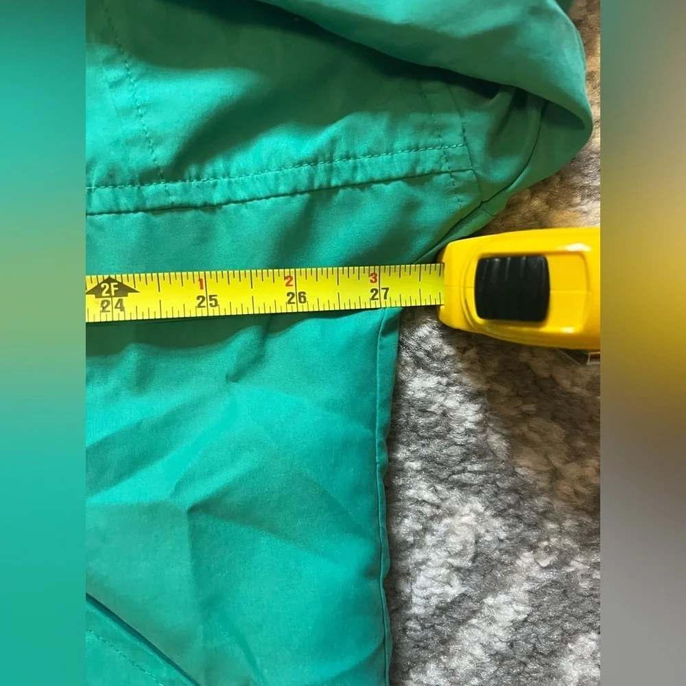 IZOD green hooded pullover anorak jacket size XL (Q107)